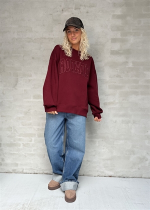 Heavy crewneck sweat Zinfandel ROTATE SUNDAY